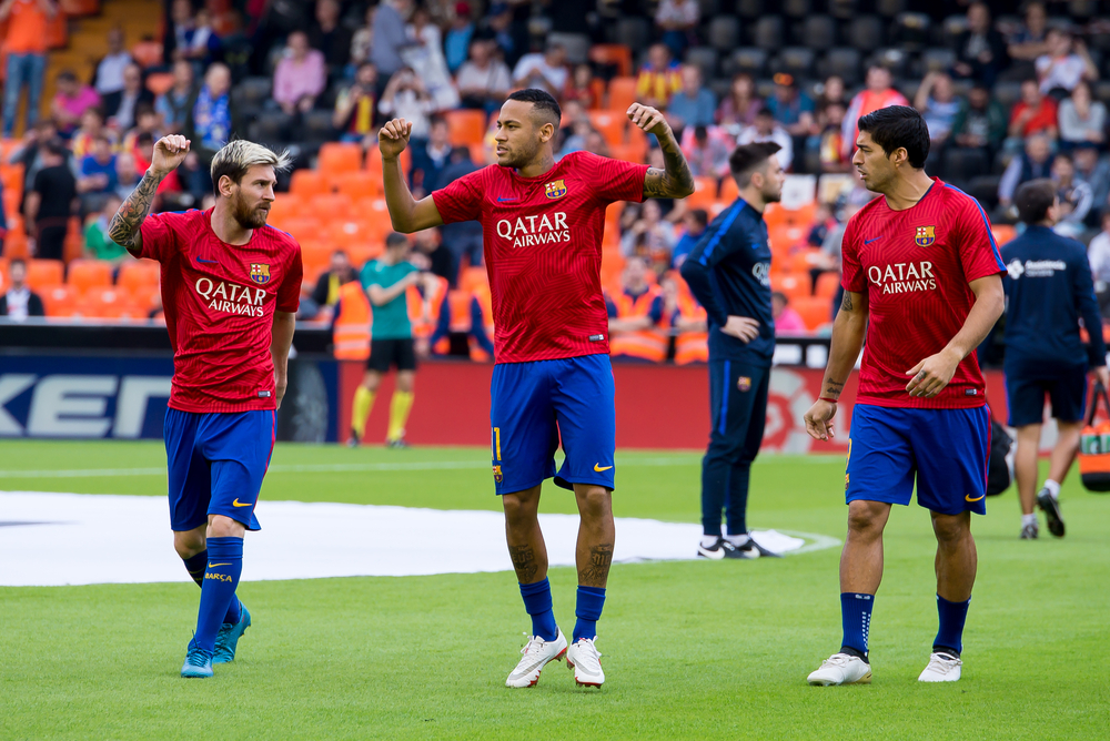 Neymar, Messi, Suarez