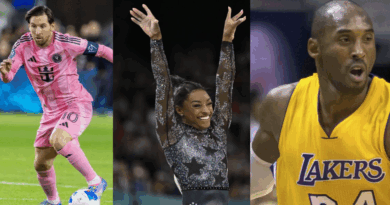 Lionel Messi, Simone Biles, Kobe Bryant