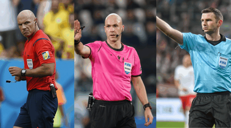 Anthony Taylor, Michael Oliver, Howard Webb
