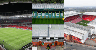 Anfield, Celtic Park, emirates stadium