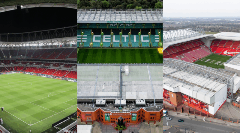 Anfield, Celtic Park, emirates stadium
