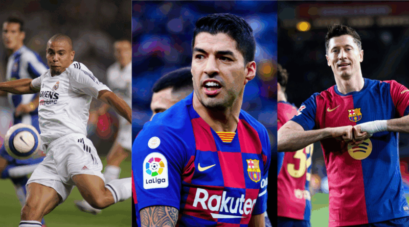 Ronaldo, Luis Suarez, Robert Lewandowski