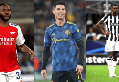 Raheem Sterling, Cristiano Ronaldo, Alexander Isak