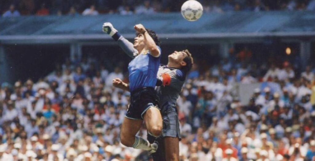 Maradona hand of god