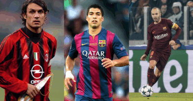 Maldini, Suarez, Iniesta