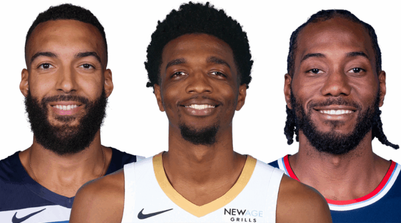 Rudy Gobert, Herb Jones, Kawhi Leonard