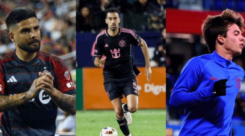 Lorenzo Insigne, Sergio Busquets, Riqui Puig