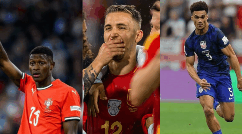 Nuno Mendes, Álex Grimaldo, Antonee Robinson