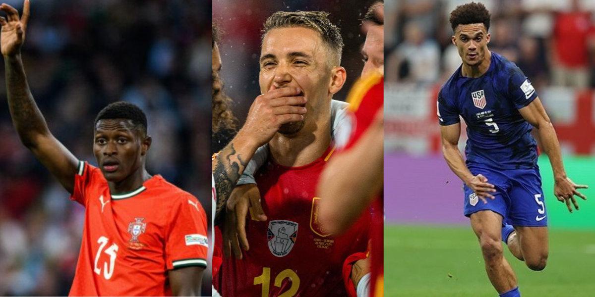 Nuno Mendes, Álex Grimaldo, Antonee Robinson