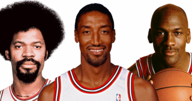 Artis Gilmore, Scottie Pippen, Michael Jordan