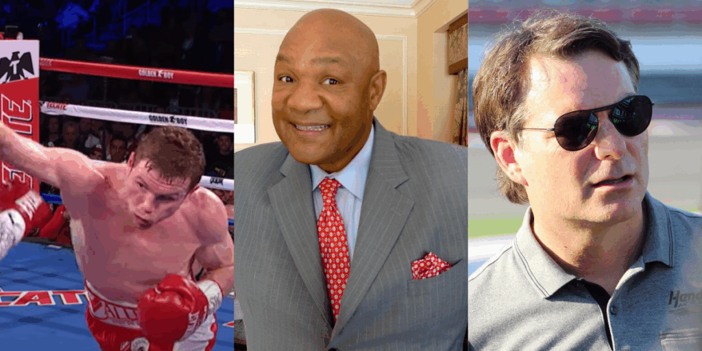 Canelo Álvarez, George Foreman & Jeff Gordon