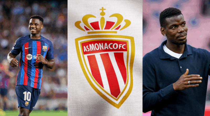 Ansu fati, Monaco, Paul Pogba.