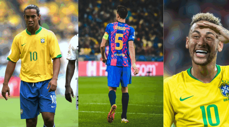 Ronaldinho, busquets, neymar