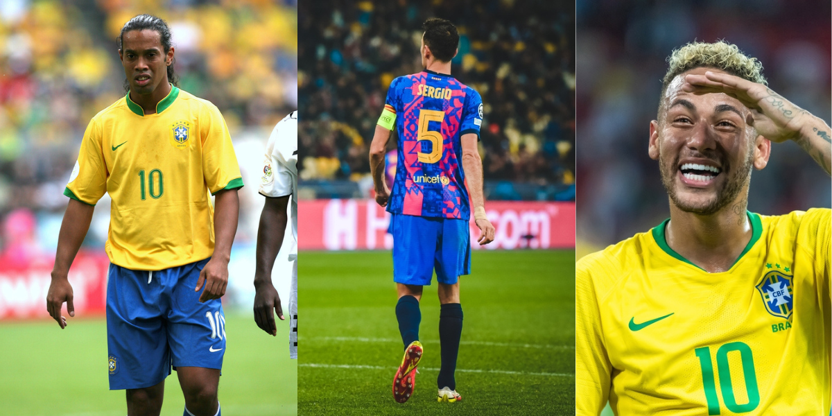 Ronaldinho, busquets, neymar