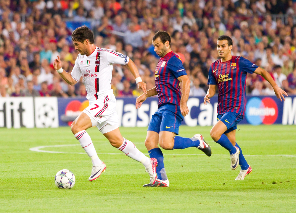 AC milan v Barcelona
