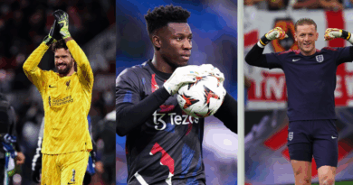 Allisson, Onana, Pickford