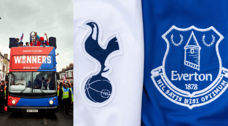 Crystal Palace, Tottenham, Everton