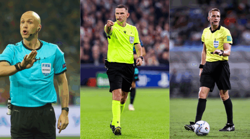 Craig Pawson, Michael Oliver, Anthony Taylor