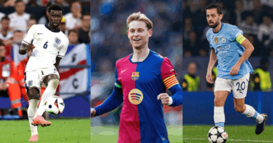 Guehi, De JOng, Bernardo Silva