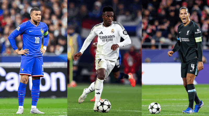 Mbappe, Vinivius, Van DIjk