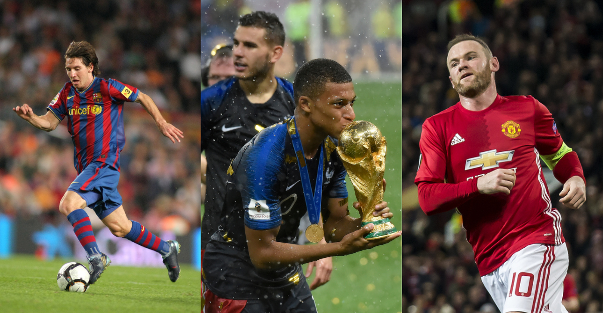 Messi, Mbappe, Rooney