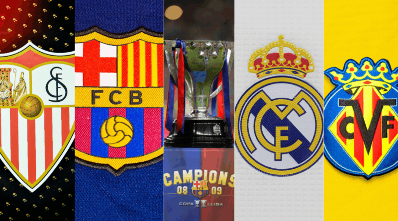 Sevilla, Barcelona, La Liga, Real Madrid, Villareal