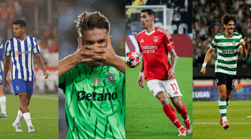 Galeno, Gyokeres, Di Maria, Trincao