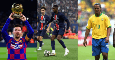 messi, dembele, ronaldinho
