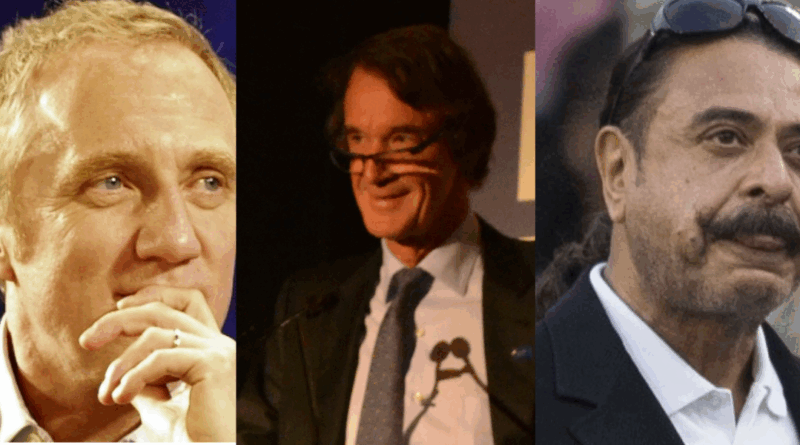 François-Henri_Pinault, Jim Ratcliffe, Shahid Khan