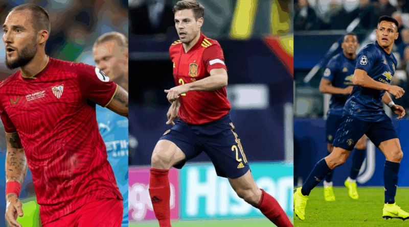 Nemanja Gudelj, César Azpilicueta, Alexis Sánchez