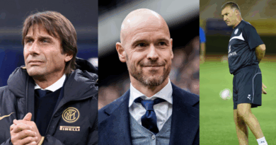 Antonio Conte, Erik ten Hag, Nigel Pearson