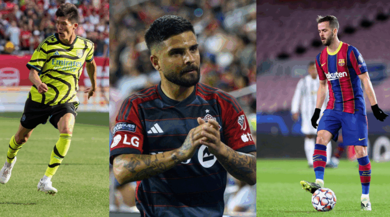 Takehiro Tomiyasu, Lorenzo Insigne, Miralem Pjanic