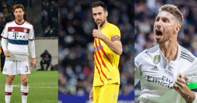 Xabi Alonso, Sergio Busquets, Sergio Ramos