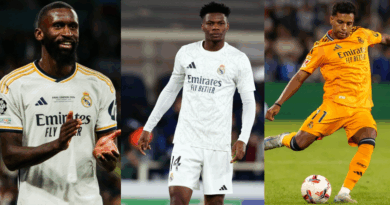 Antonio Rüdiger, Aurélien Tchouaméni, Rodrygo
