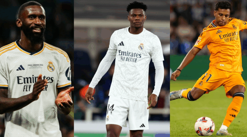 Antonio Rüdiger, Aurélien Tchouaméni, Rodrygo