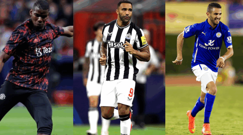Paul Pogba, Callum Wilson, Riyad Mahrez