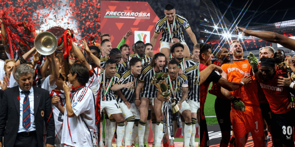 AC Milan, Juventus, Bayer Leverkusen