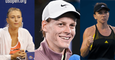 Maria Sharapova, Jannik Sinner, Simona Halep