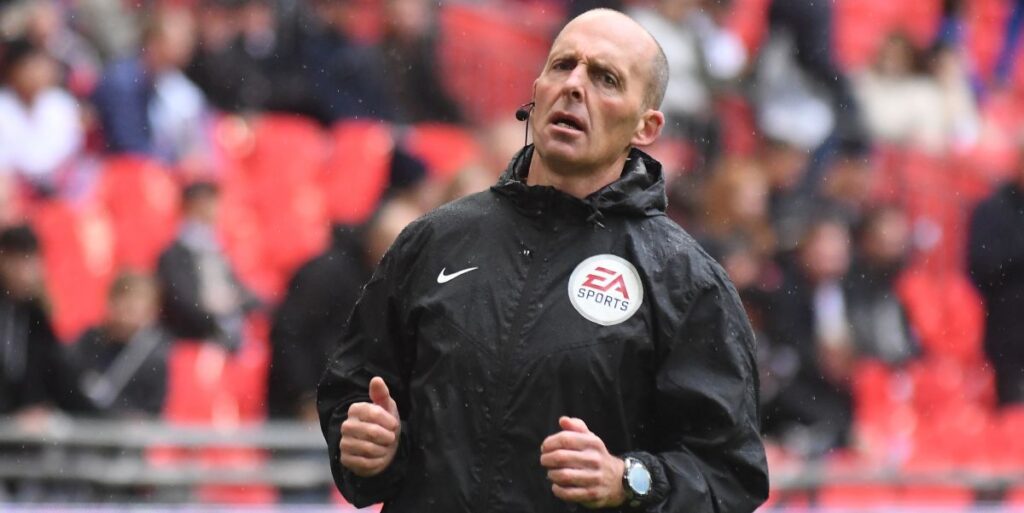 Referee Mike Dean