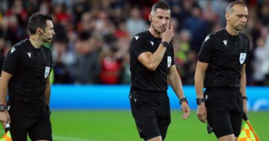 Football referees Anastasios Sidiropoulos, Polychronis Kostaras and Lazaros Dimitriadis