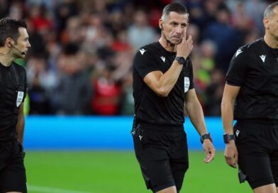 Football referees Anastasios Sidiropoulos, Polychronis Kostaras and Lazaros Dimitriadis