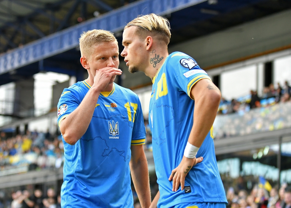 Oleksandr Zinchenko and Mykhailo Mudryk