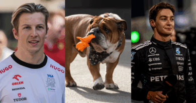 Liam Lawson, Roscoe( lewis Hamilton), Geroge Rusell