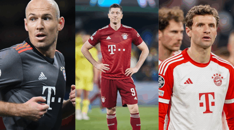 Arjen Robben, Robert Lewandowski, Thomas Muller