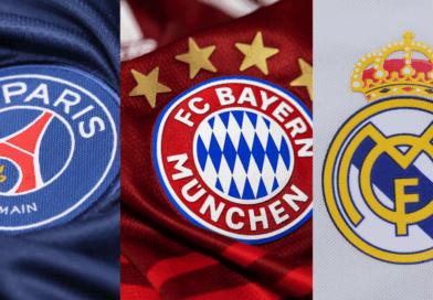 PSG, Bayern Munchen, Real Madrid