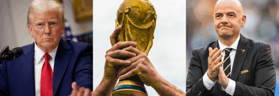 Trump, Infantino, World Cup