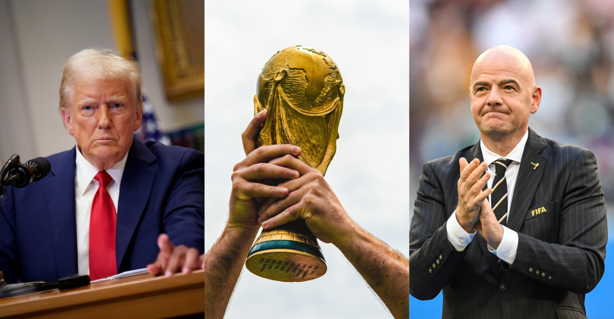 O chefe da Fifa enfrenta queixa por violar a neutralidade ao apoiar Trump
