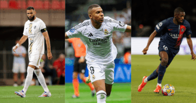 Karim Benzema, Kylian MBappe, Ousmane Dembele