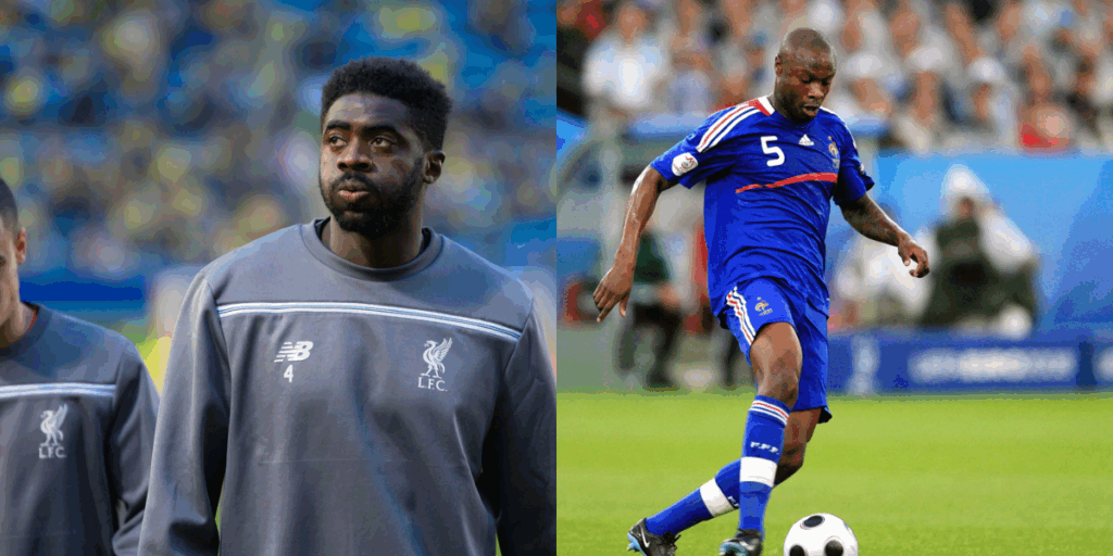 Kolo Toure and William Gallas