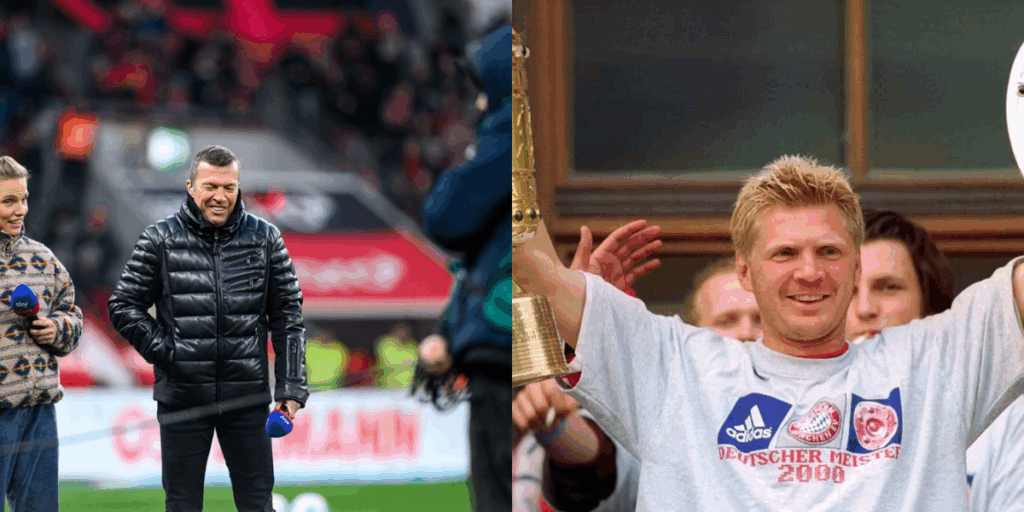 Lothar Matthaus and Stefan Effenberg